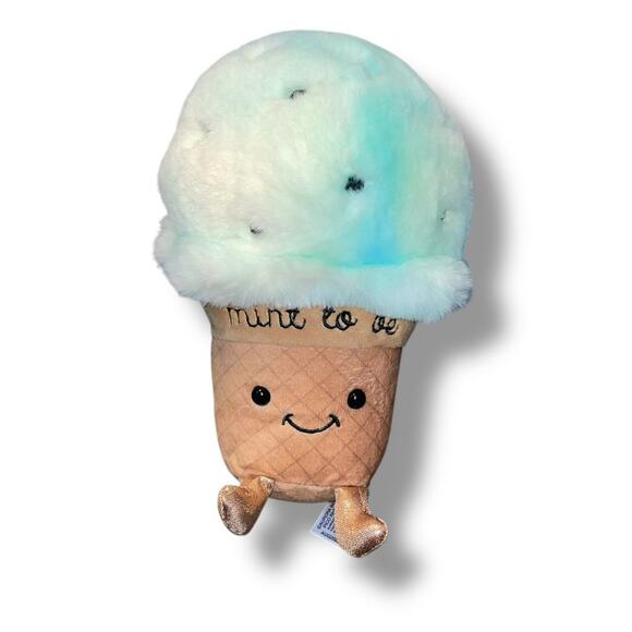 Aurora Plush Mint To Be Ice Cream Wit Stuffed Animal Just Sayin Bedroom Decor 8" - Picture 7 of 14